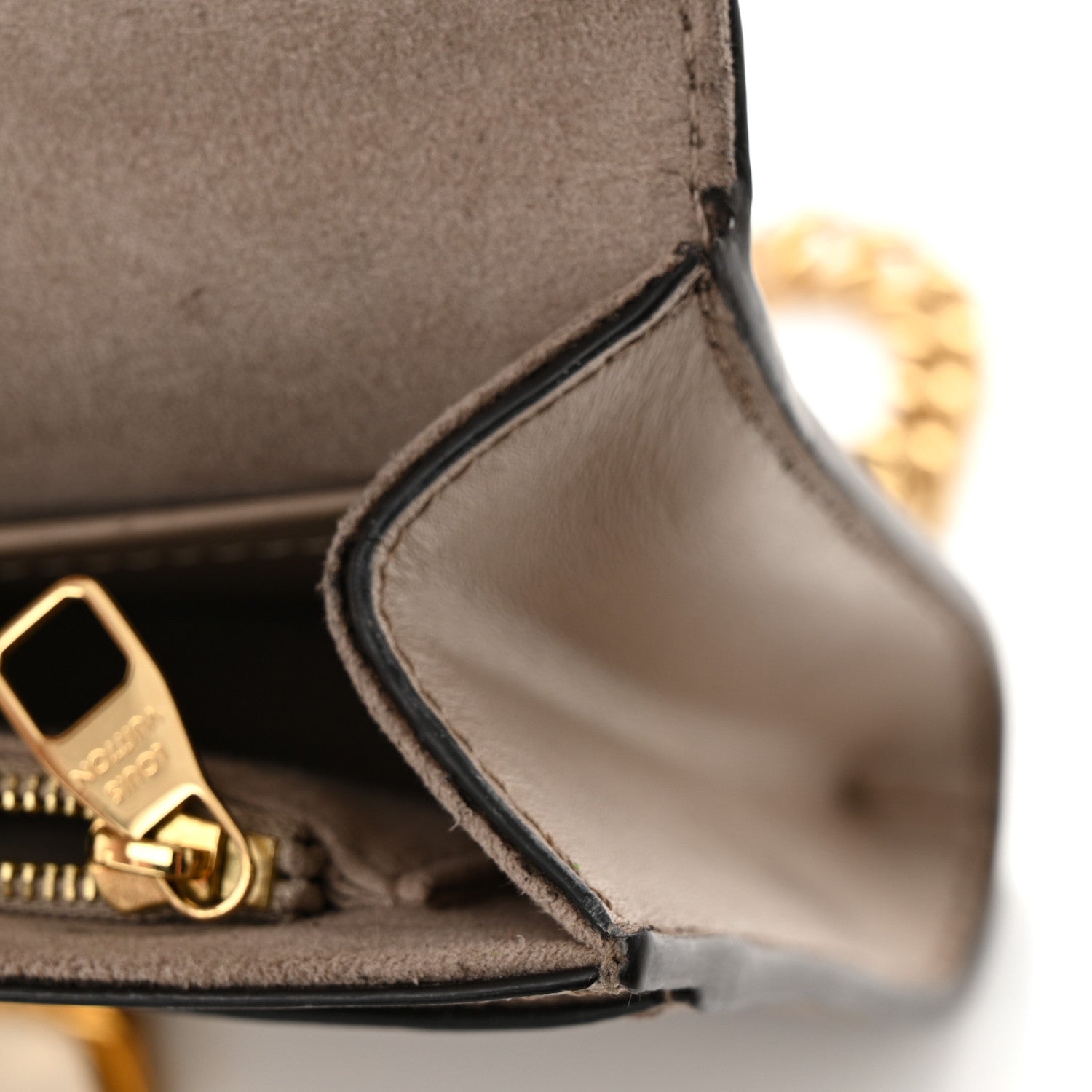 Louis Vuitton Calfskin Chain Louise MM Gris 13 of 15