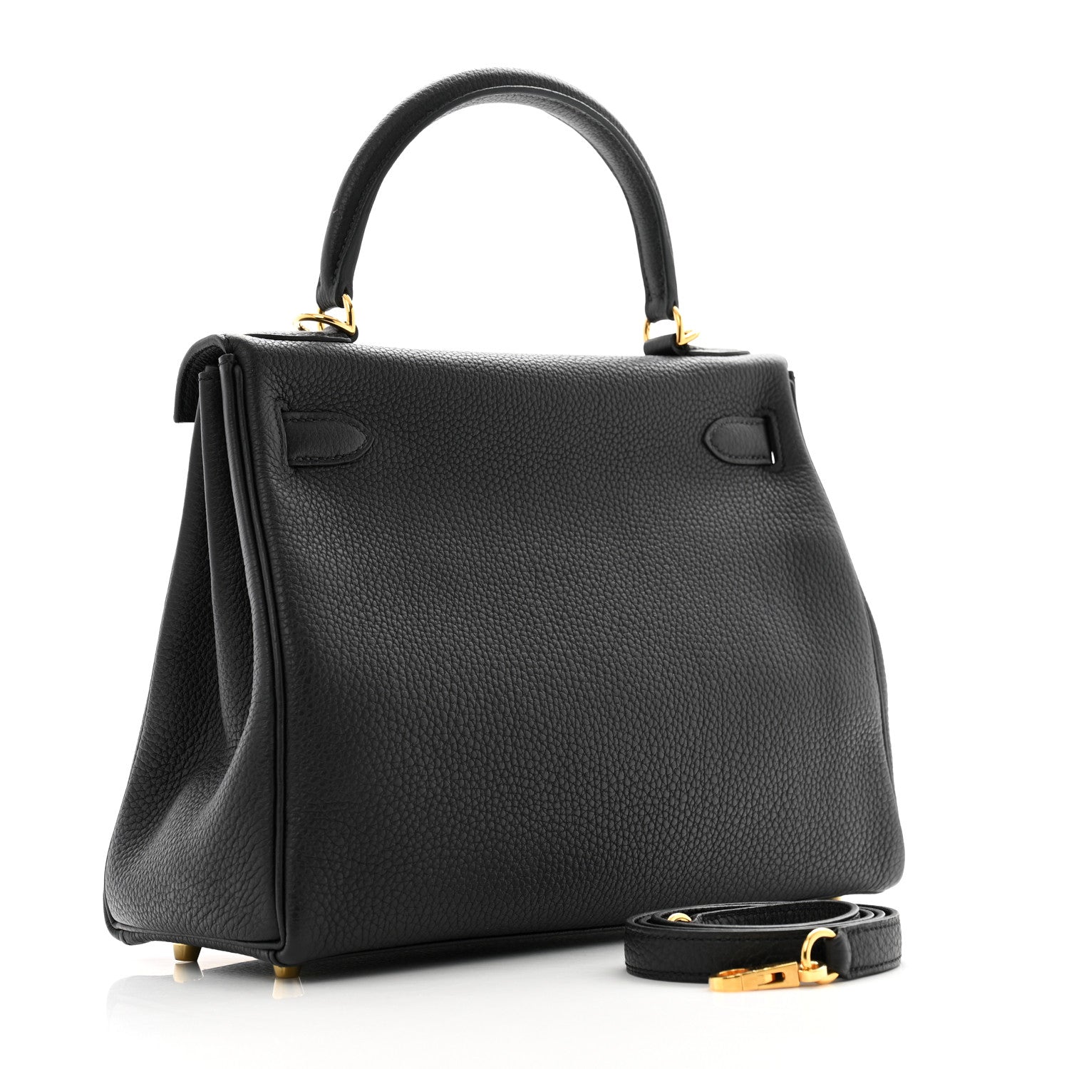 Hermes Togo Kelly Retourne 28 Black 3 of 15
