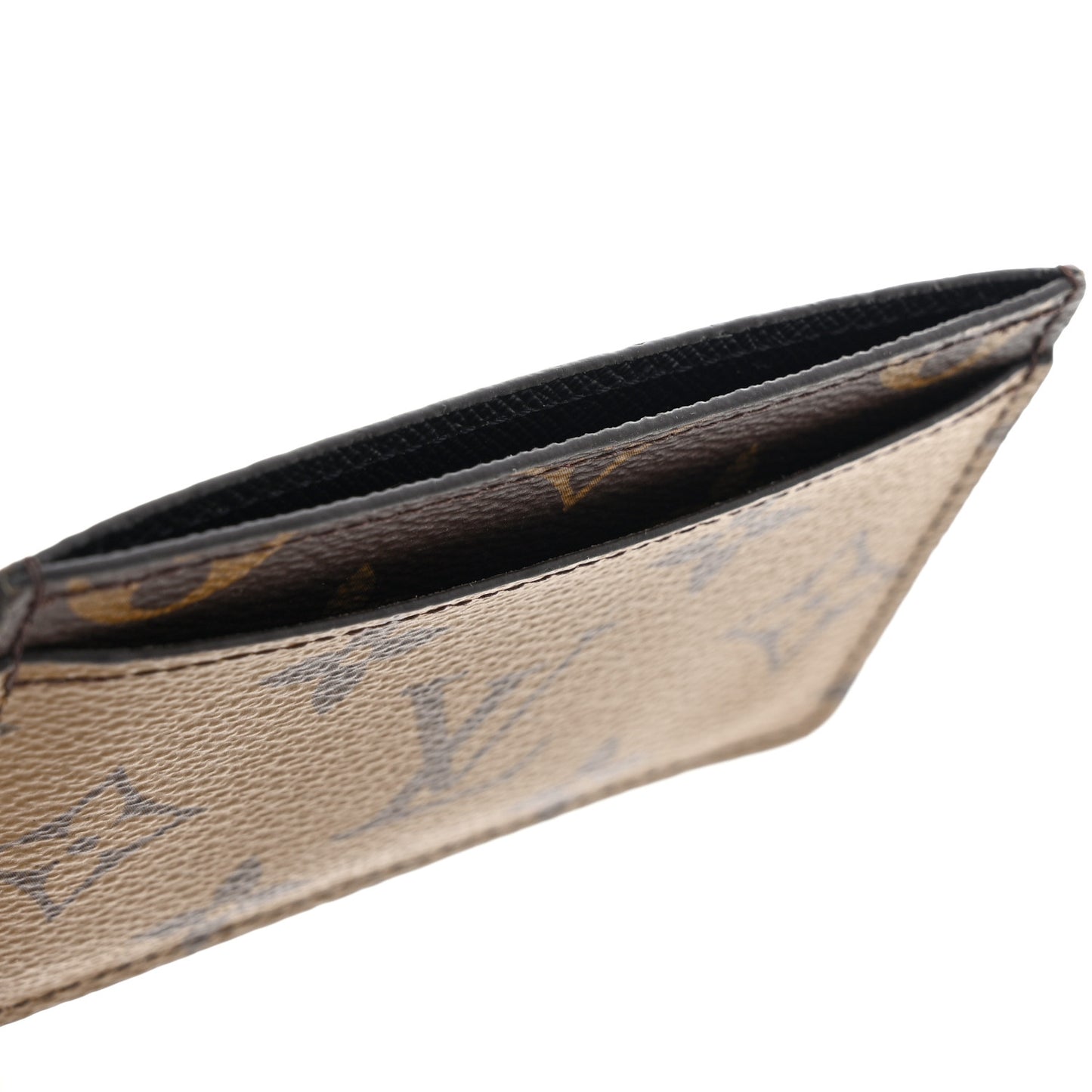 Reverse Monogram Card Holder