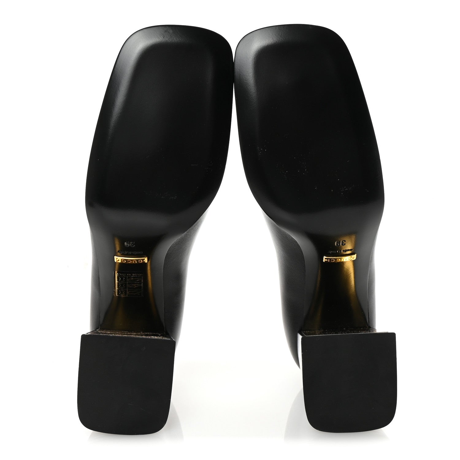 Gucci Malaga Kid Horsebit 75mm Pumps 39 Black 6 of 10