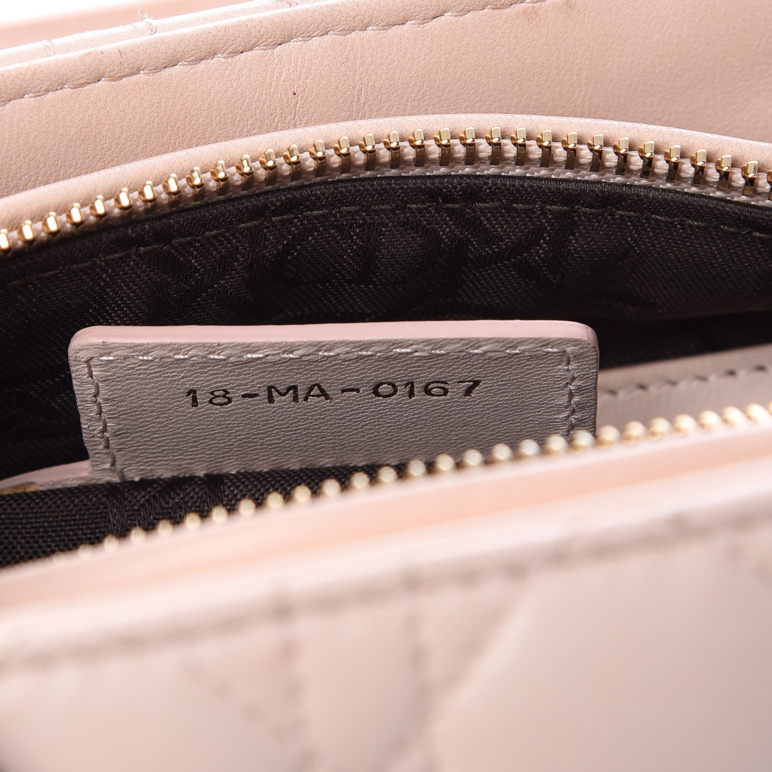 Christian Dior Lambskin Cannage Medium Lady Dior Light Pink 7 of 9
