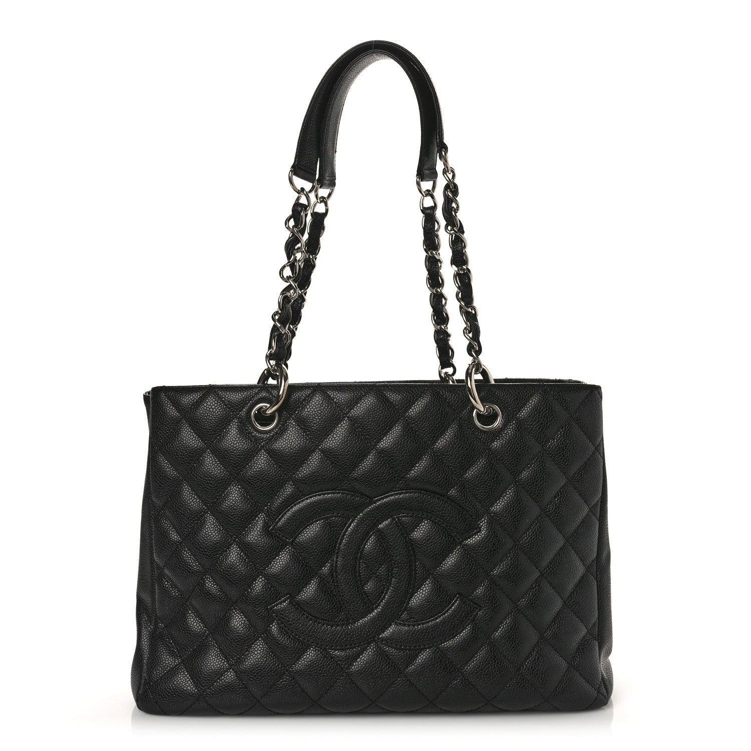 Chanel Caviar Quilted Grand Shopping Tote GST Black 1 of 10