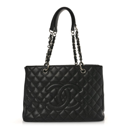 Chanel Caviar Quilted Grand Shopping Tote GST Black 1 of 10