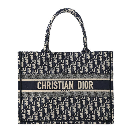 Christian Dior Oblique Medium Book Tote Blue Multicolor 1 of 9