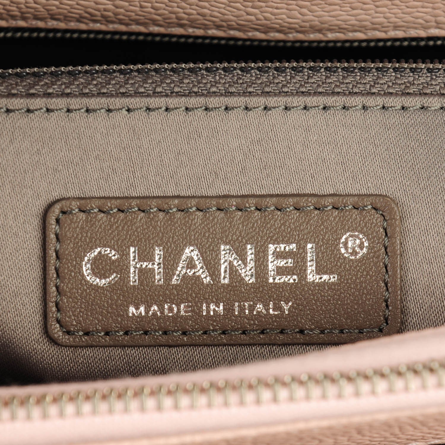 Chanel Caviar Quilted Grand Shopping Tote GST Light Pink 6 of 7
