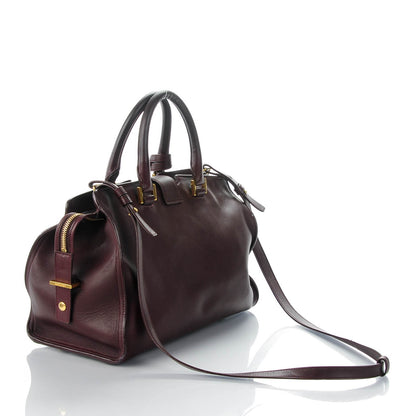 Saint Laurent Calfskin Small Classic Y Cabas Bordeaux 3 of 9
