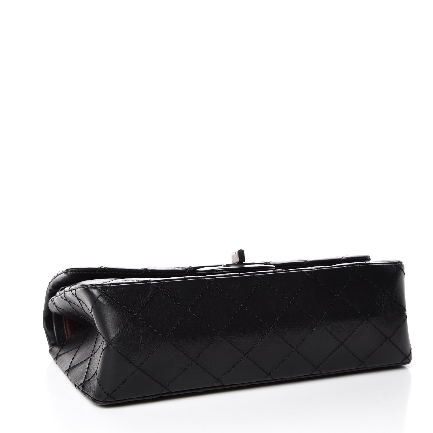 Chanel Aged Calfskin Quilted 2.55 Reissue 225 Flap Black 4 of 9