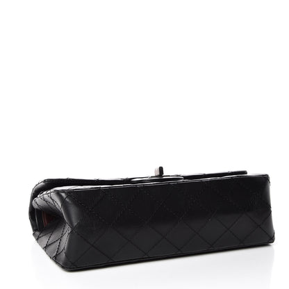 Chanel Aged Calfskin Quilted 2.55 Reissue 225 Flap Black 4 of 9