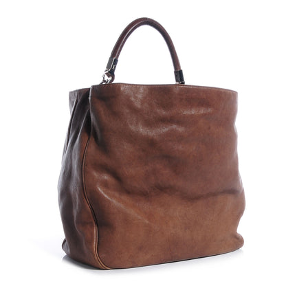 Saint Laurent Leather Large Roady Hobo Brown 3 of 8