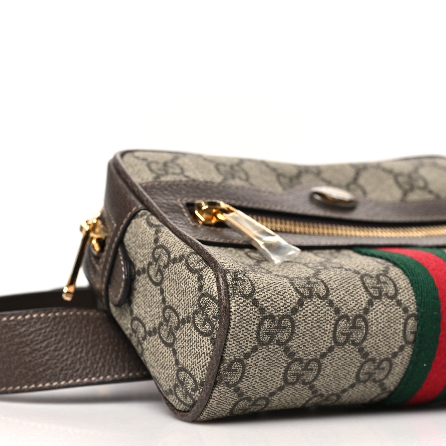 Gucci GG Supreme Monogram Small Ophidia Belt Bag 65 26 Dark Brown 9 of 10