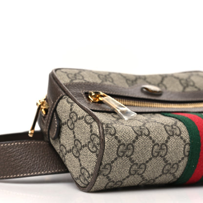 Gucci GG Supreme Monogram Small Ophidia Belt Bag 65 26 Dark Brown 9 of 10