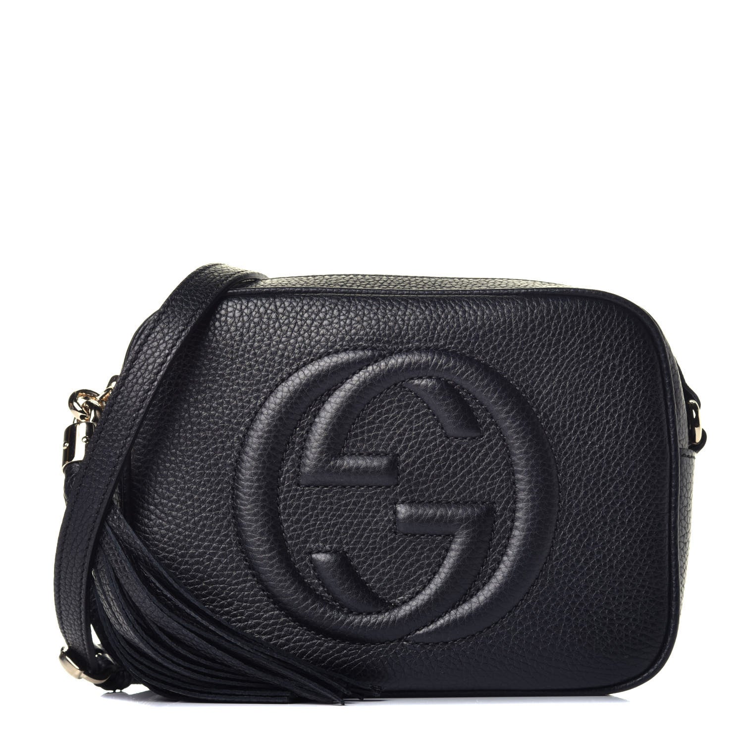 Gucci Pebbled Calfskin Small Soho Disco Bag Black 1 of 9