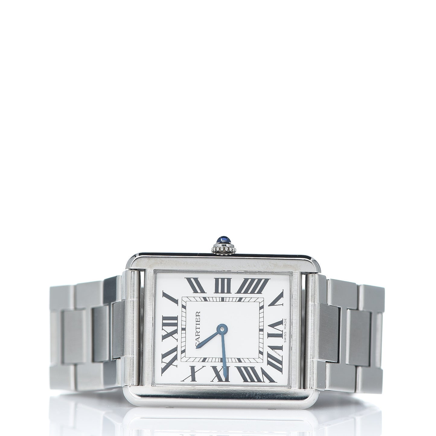 Stainless Steel 27mm Tank Solo Quartz Watch