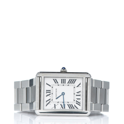 Cartier Stainless Steel 27mm Tank Solo Quartz Watch 2 of 7