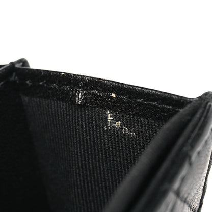 Chanel Lambskin Quilted Pearl Card Holder With Chain Black 10 of 10