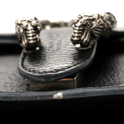 Gucci Pebbled Calfskin Small Dionysus Shoulder Bag Black 11 of 13