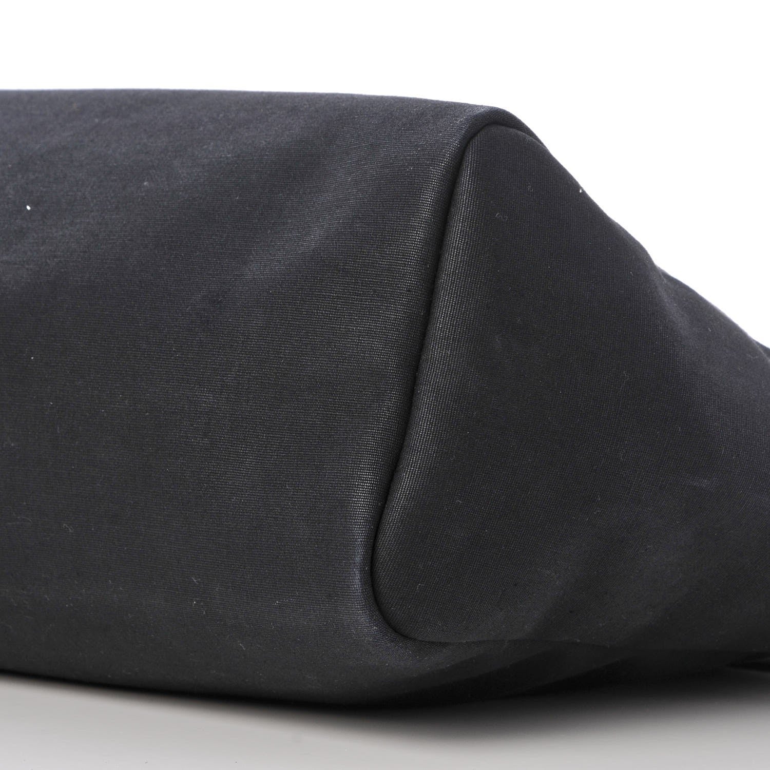 Hermes Toile Calfskin Herbag Cabas MM Black 14 of 14