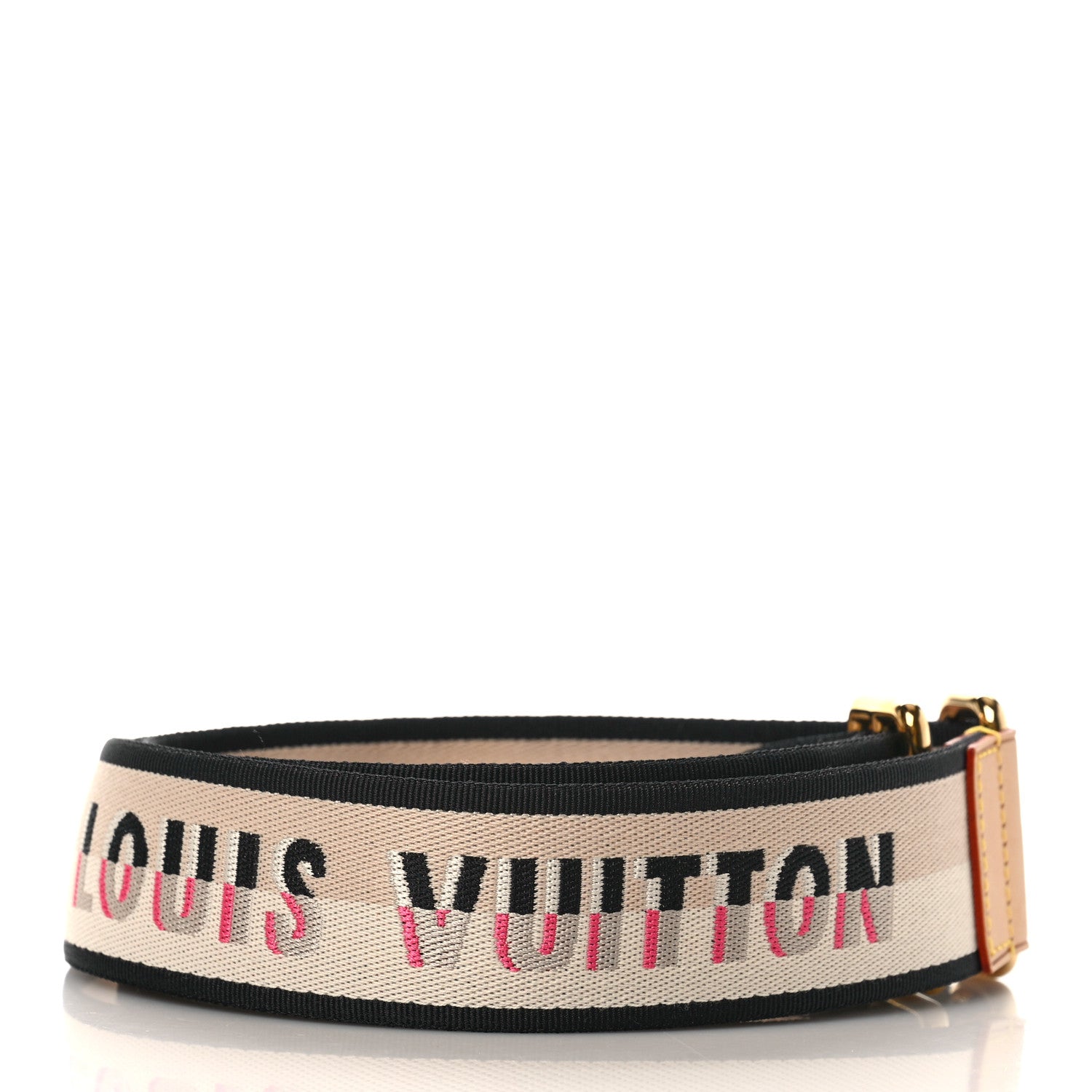 Louis Vuitton Jacquard Speedy Bandouliere 20 Shoulder Strap Black 2 of 3