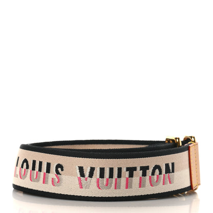 Louis Vuitton Jacquard Speedy Bandouliere 20 Shoulder Strap Black 2 of 3