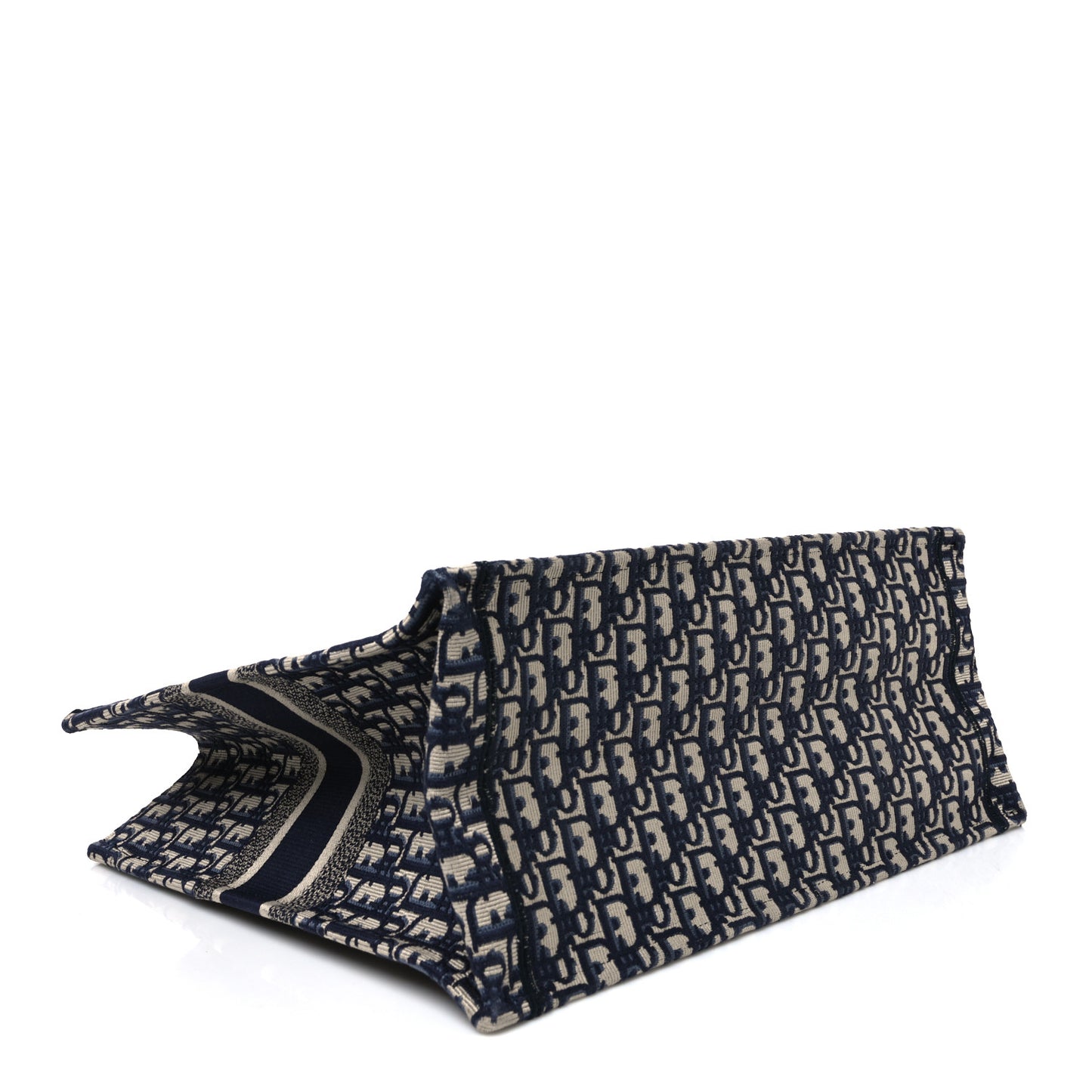 Oblique Large Book Tote Blue Multicolor