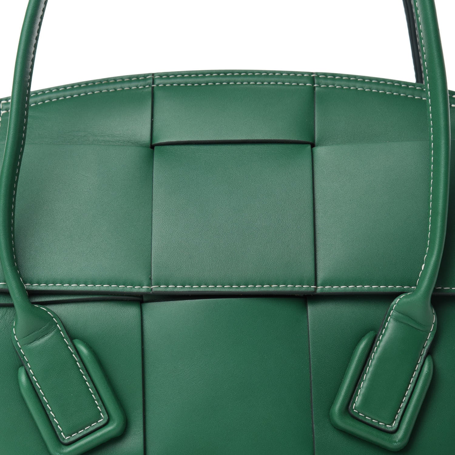 Bottega Veneta French Calfskin Maxi Intrecciato Arco 33 Racing Green 11 of 11