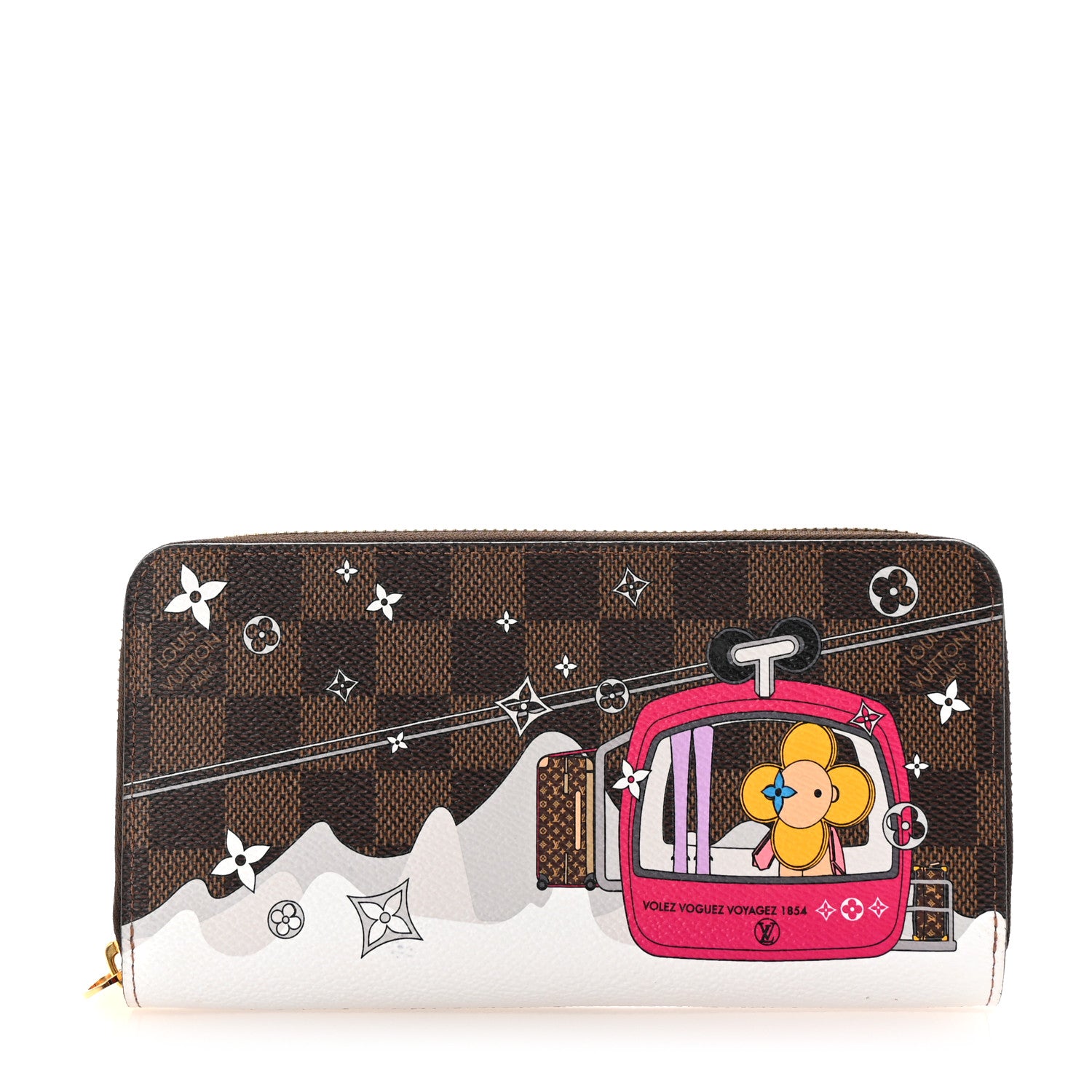 Louis Vuitton Damier Ebene 2019 Christmas Animation Zippy Wallet 1 of 6