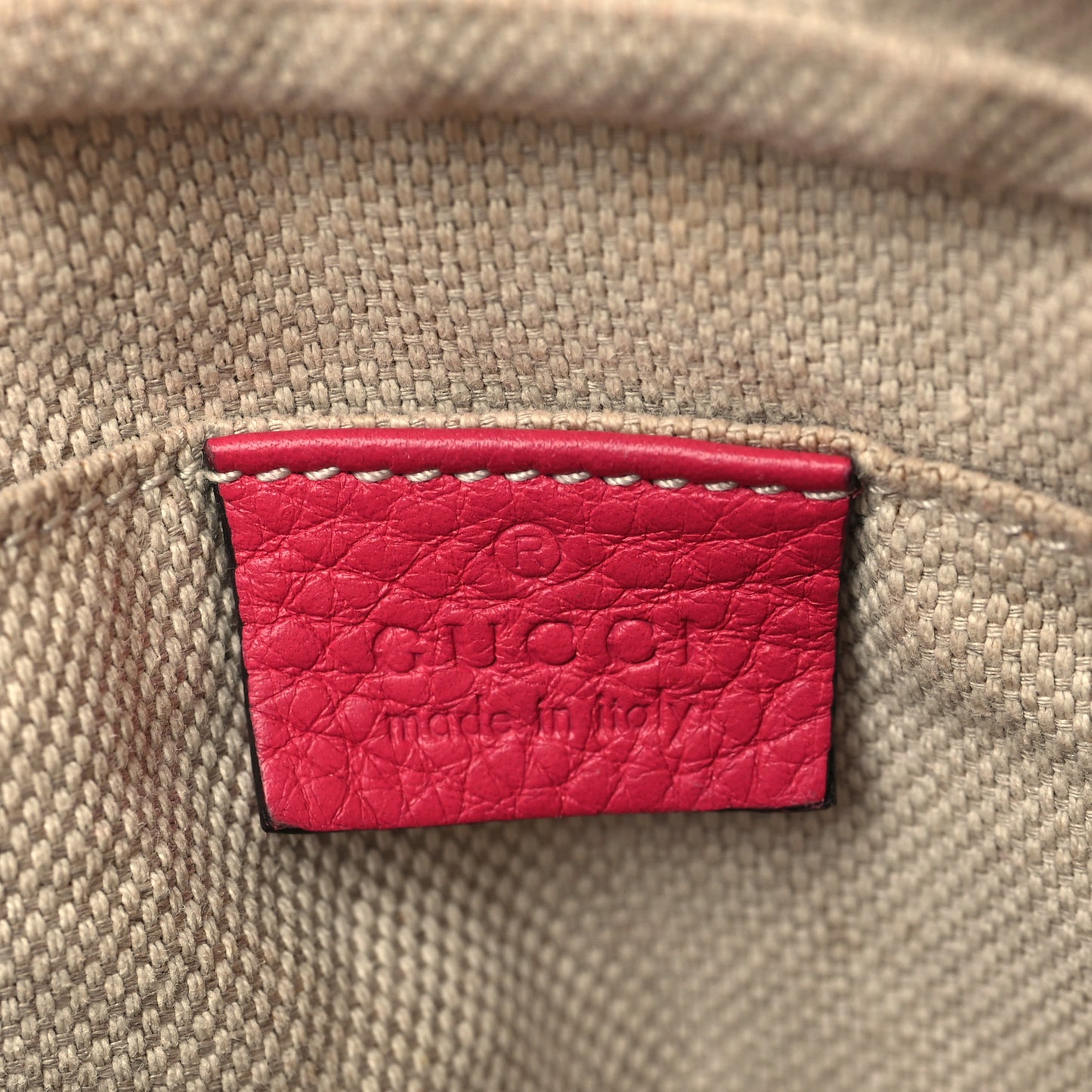 Pebbled Calfskin Small Soho Disco Bag Pink