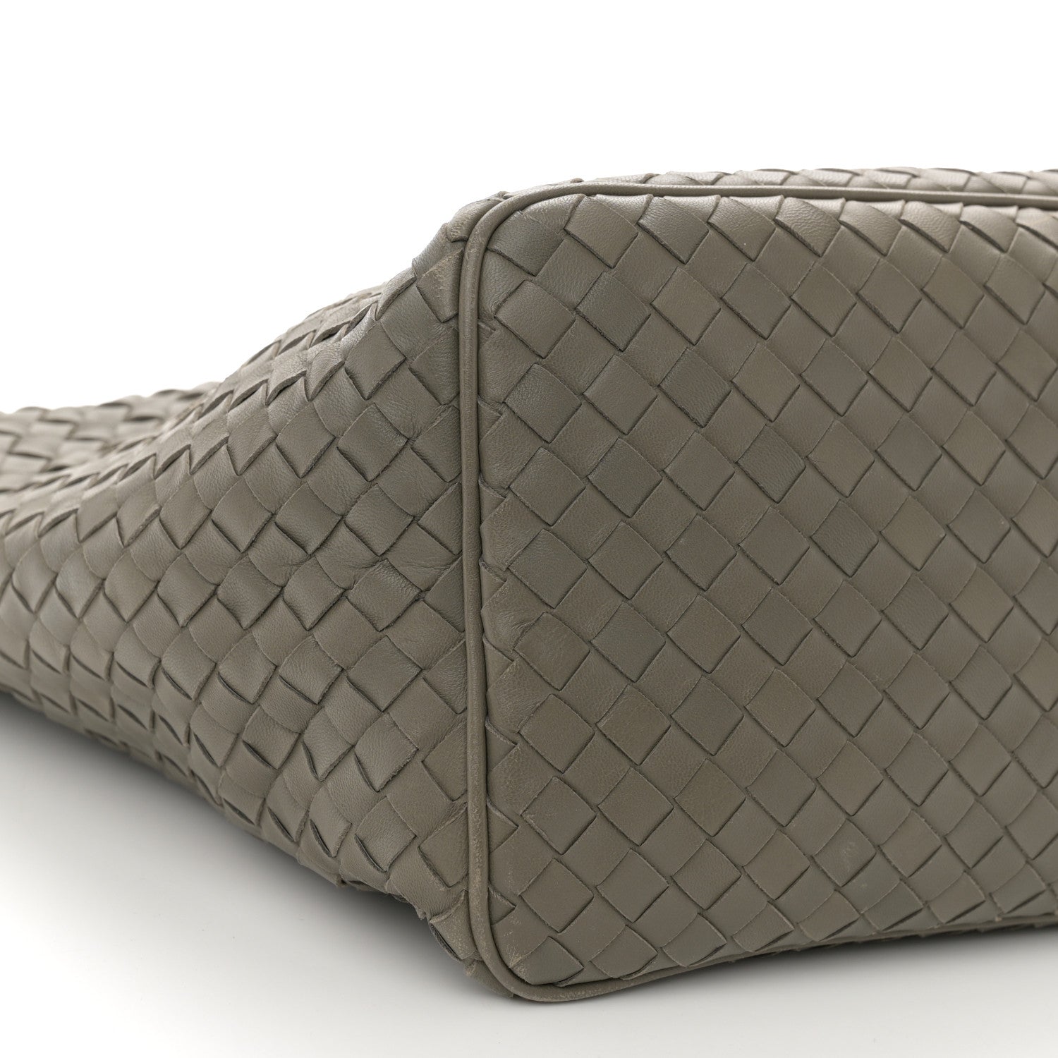Bottega Veneta Nappa Intrecciato Medium Shoulder Bag Grey 9 of 11