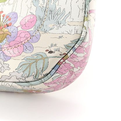 Gucci New Shangai Calfskin Tiger Savanah Small Jackie 1961 Hobo Chalky White Multicolor 11 of 14