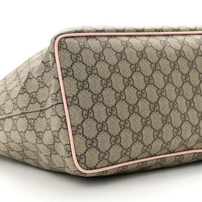 Gucci Soft GG Supreme Monogram Diaper Bag Pink 10 of 12