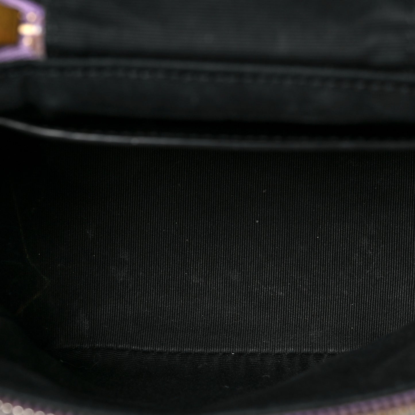 Denim Quilted 80's Vanity Bag Bleached Lilac