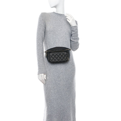Chanel Caviar Quilted Business Affinity Waist Belt Bag Black 2 of 9