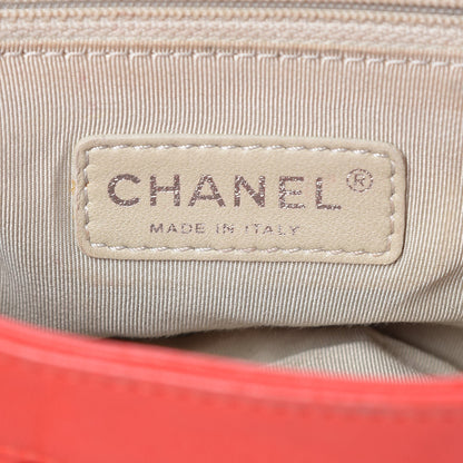 Chanel Washed Lambskin Mini Chain Around Messenger Red 5 of 11