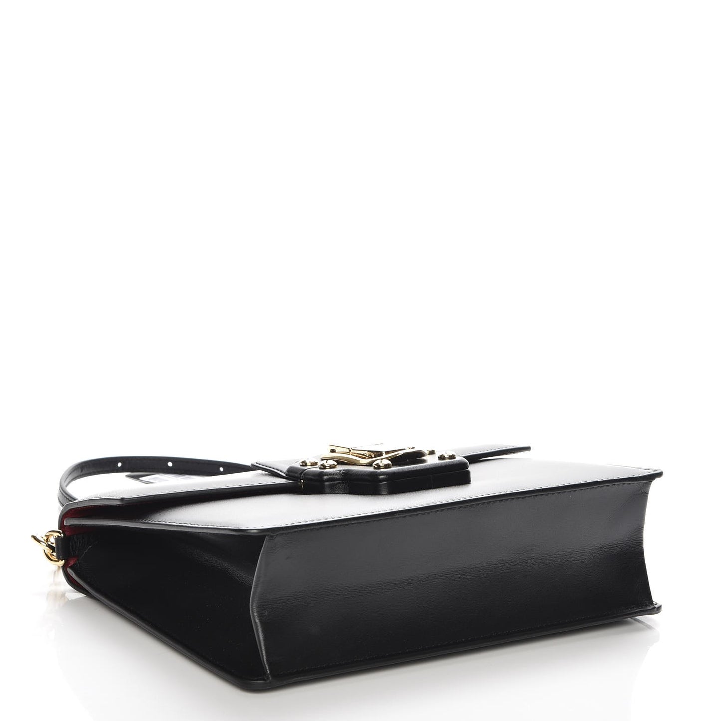 Calfskin Lucia Shoulder Bag Black