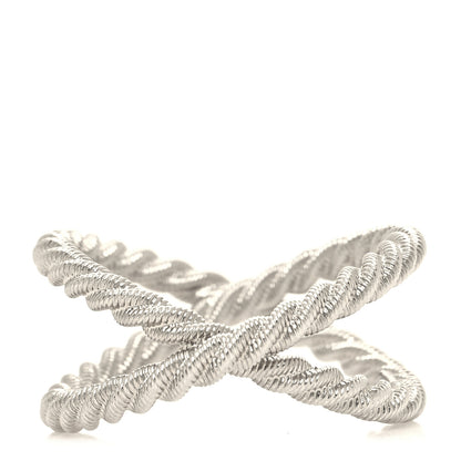 Hermes Brass Cord Scarf Ring Silver 1 of 3