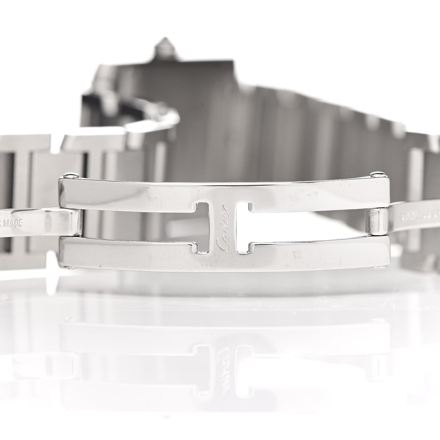 Stainless Steel 25mm Tank Francaise Quartz Watch