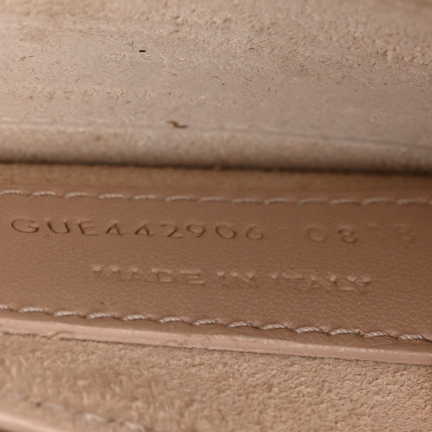 Calfskin Crocodile Embossed Medium Monogram Sunset Rose Antic