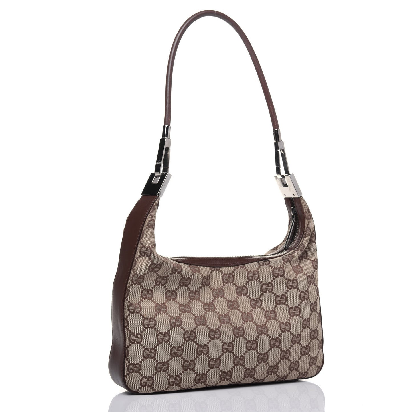 Monogram GG Small Clasp Hobo Brown