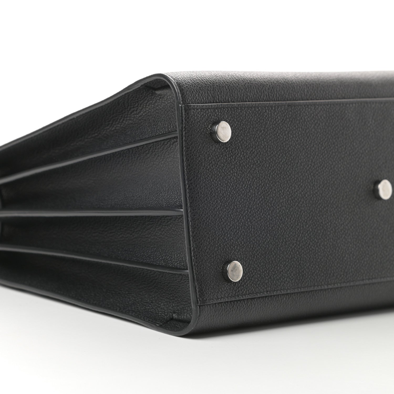 Saint Laurent Grained Calfskin Small Sac De Jour Black 9 of 11