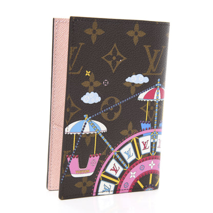 Louis Vuitton Monogram 2020 Christmas Animation Big Wheel Passport Cover Rose Ballerine 2 of 6