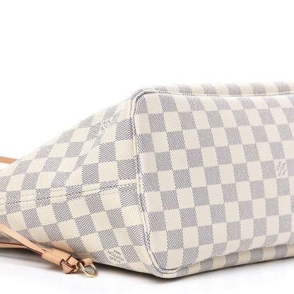 Louis Vuitton Damier Azur Neo Neverfull MM Rose Ballerine 8 of 9
