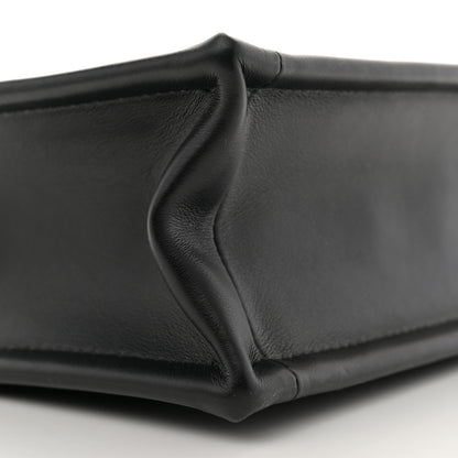 Christian Dior Calfskin Macrocannage Mini Book Tote Black 9 of 11