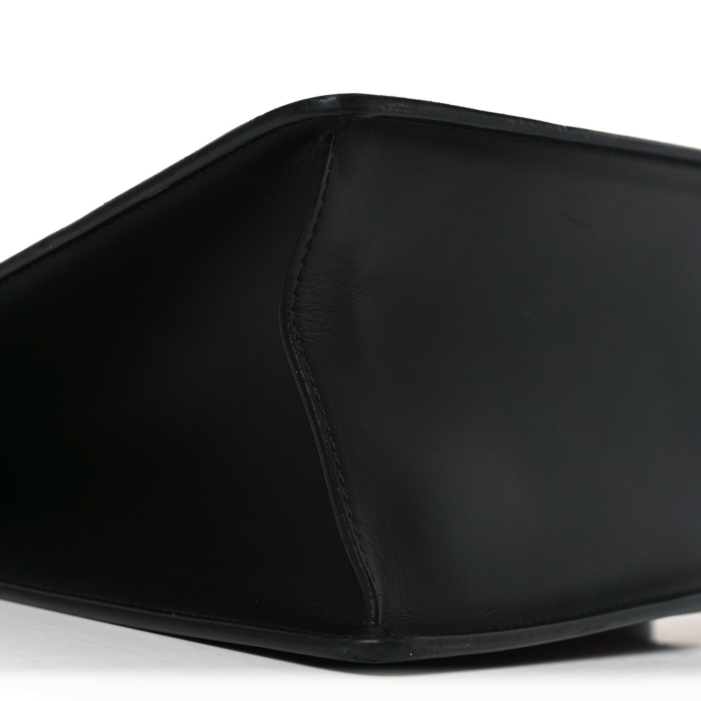 Calfskin Medium Sylvie Top Handle Bag Black