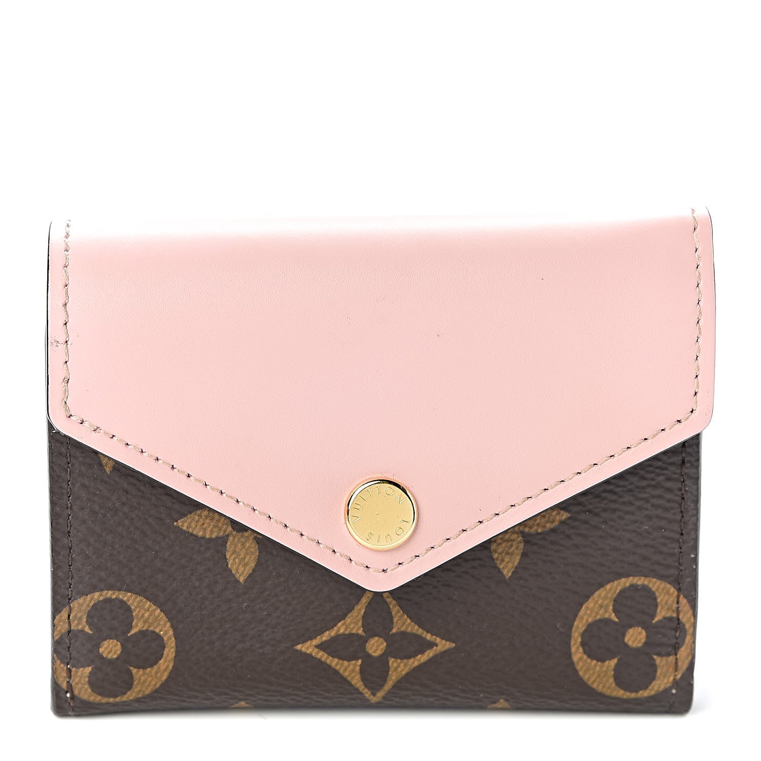 Louis Vuitton Monogram Zoe Wallet Rose Ballerine 1 of 8