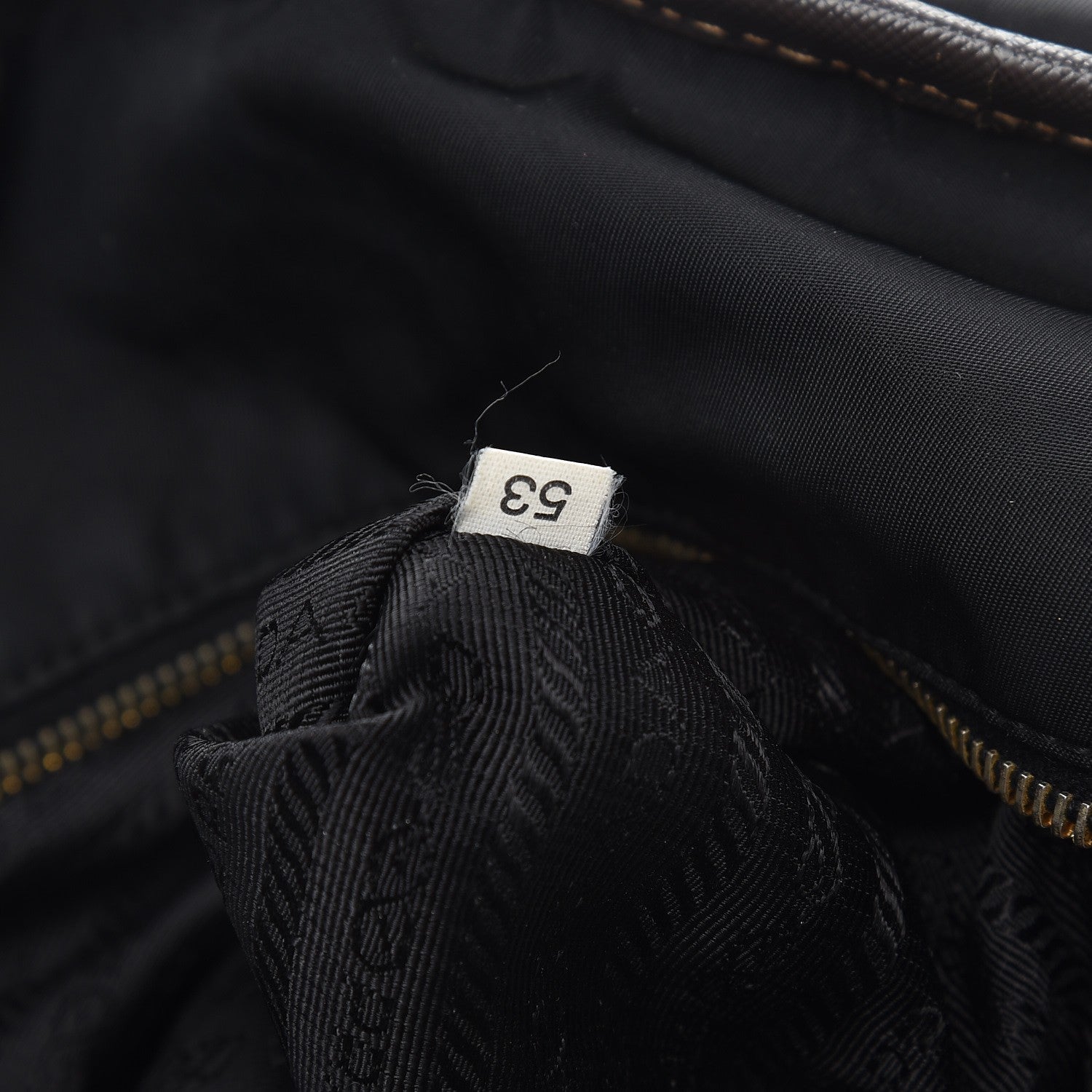 Prada Saffiano Tessuto Nylon Tote Nero Black 8 of 13