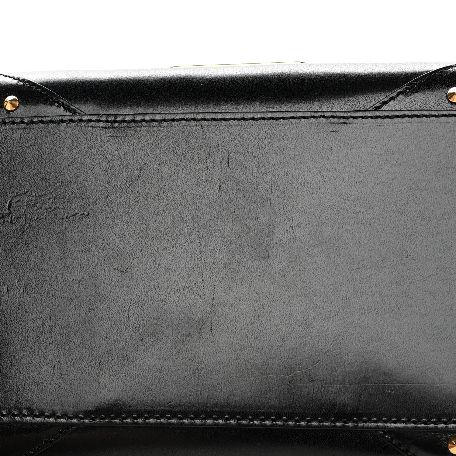 Burberry Polished Bridle Calfskin Studded Bag Black 15 of 17