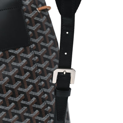 Goyard Goyardine Calfskin Alpin MM Backpack Black 11 of 12