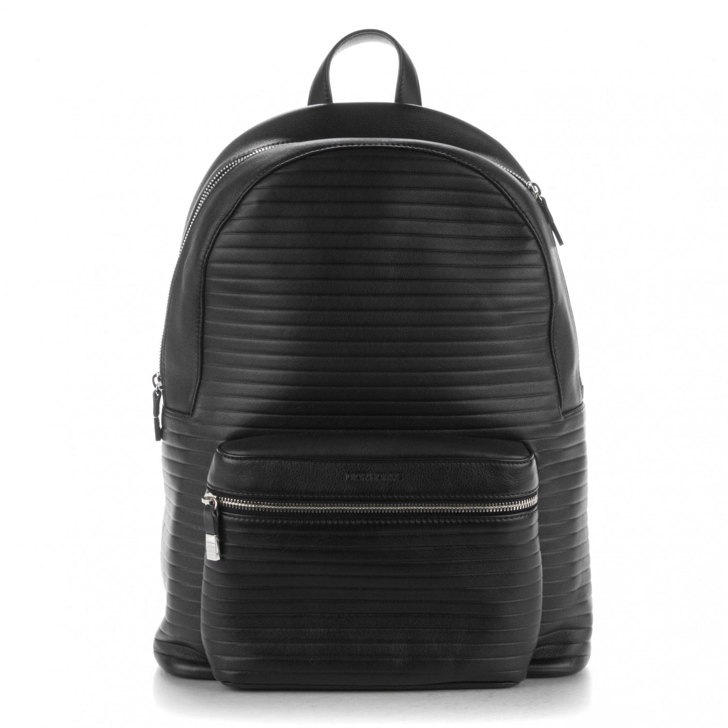 HOMME Calfskin Ribbed Backpack Black