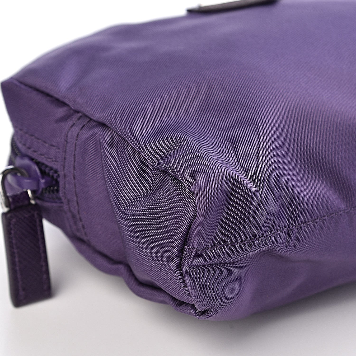 Prada Nylon Vela Cosmetic Pouch Viola 8 of 9