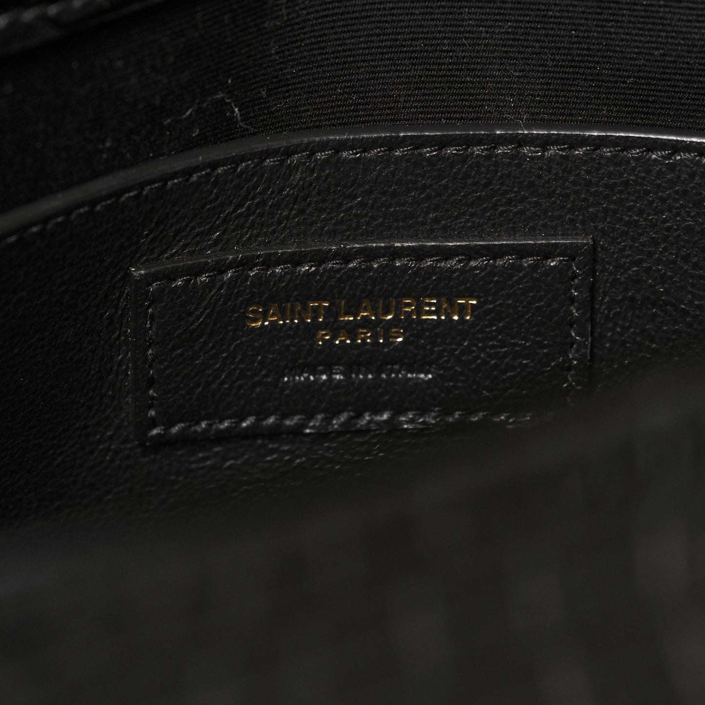 Shiny Calfskin Crocodile Embossed Manhattan Baguette Black